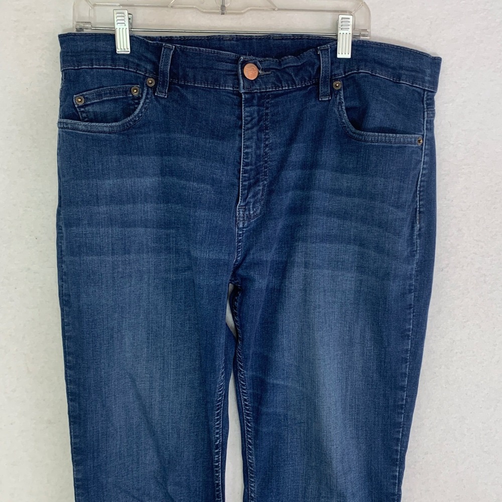 Mugsy Fultons Jeans‎ Mens 36x28 Blue Stretch Slim Tapered Denim FLX3NFU-